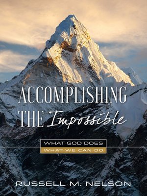 cover image of Accomplishing the Impossible